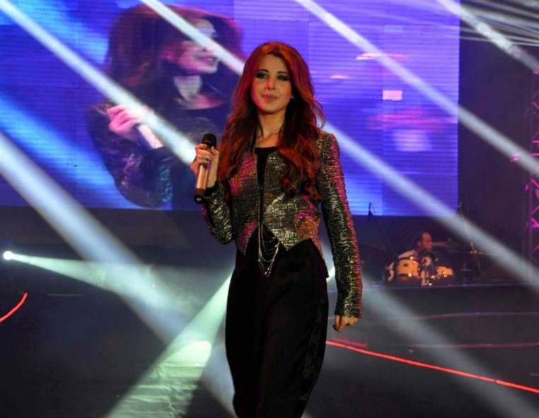 Nancy Ajram at Cairo International Festival